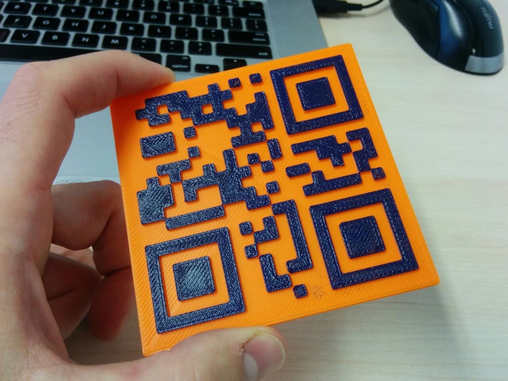 Redditor 3d Prints Wifi Password As A Qr Code Coaster All3dp
