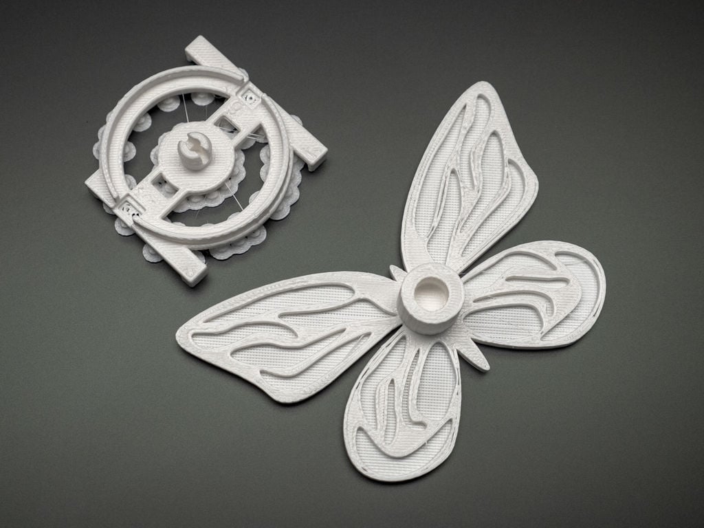 Download Project 3d Printed Neopixel Butterfly Ring That Flutters With Light All3dp