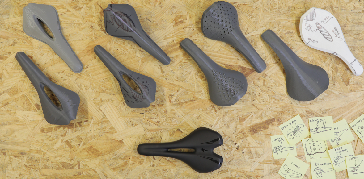 makerbot design series bike saddle