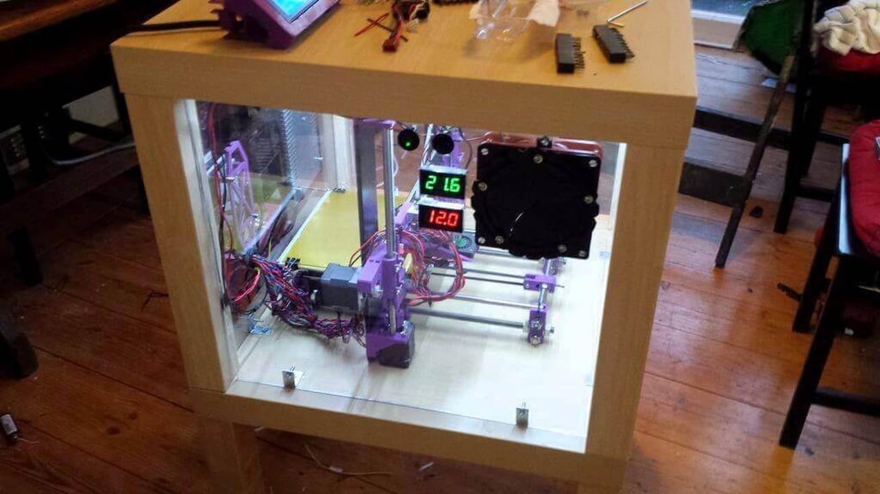 Build Your 3d Printer Enclosure From Upcycled Ikea Furniture All3dp