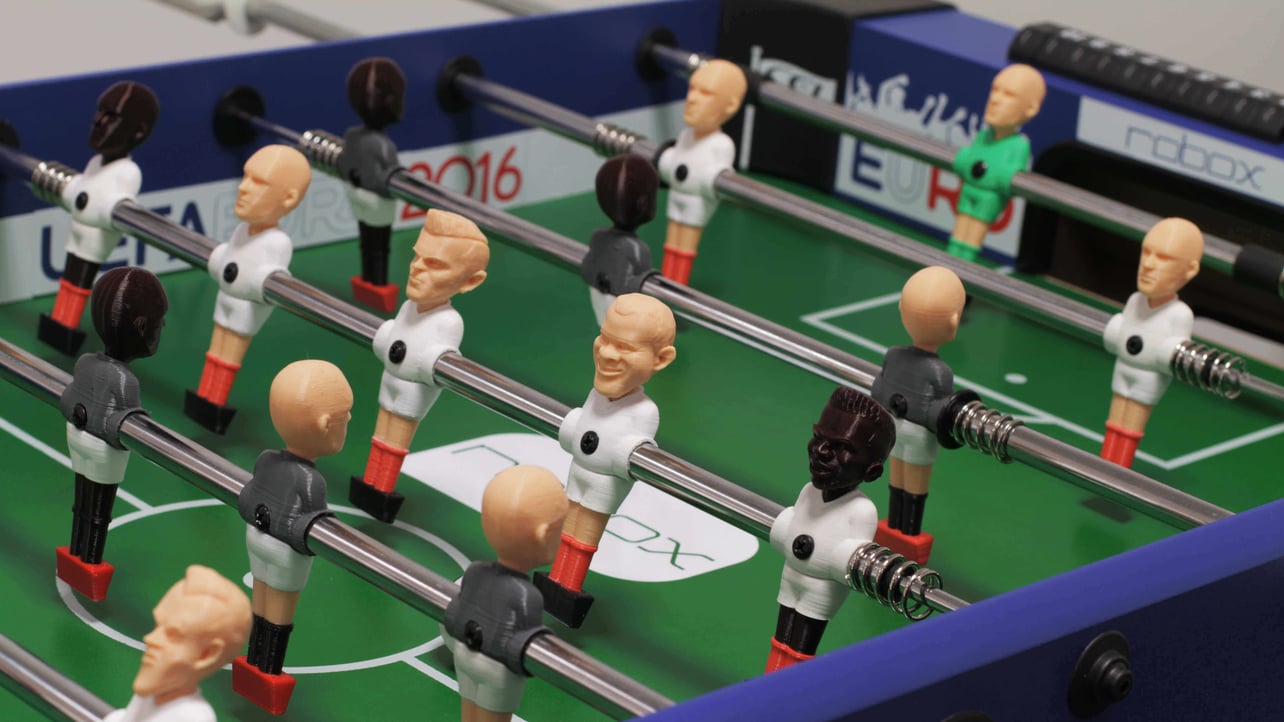 Featured image of 3D Printed Foosball: Lead England to Euro 2016 Glory