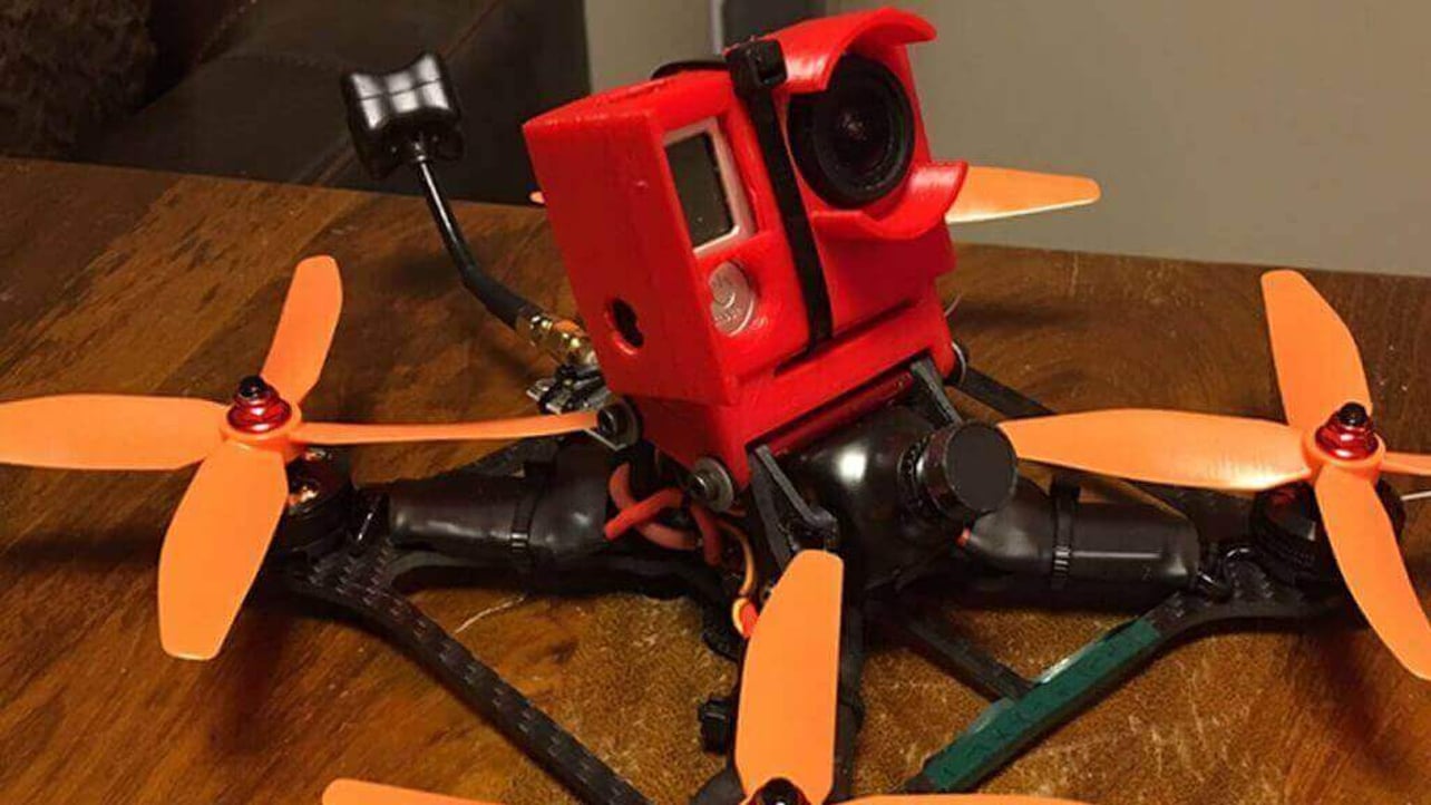 3d Printed Gopro Camera Case Protects Drone During Crash All3dp