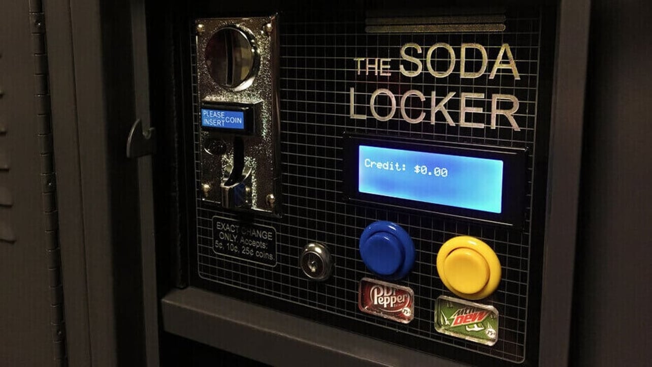 Soda Locker Vending Machine Made With 3d Printed Parts All3dp