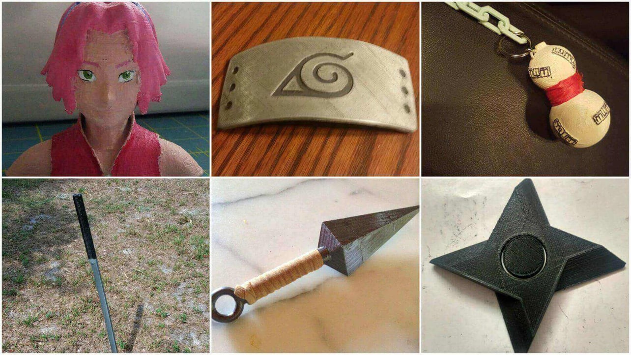 10 Best Naruto Accessories You Can 3d Print All3dp