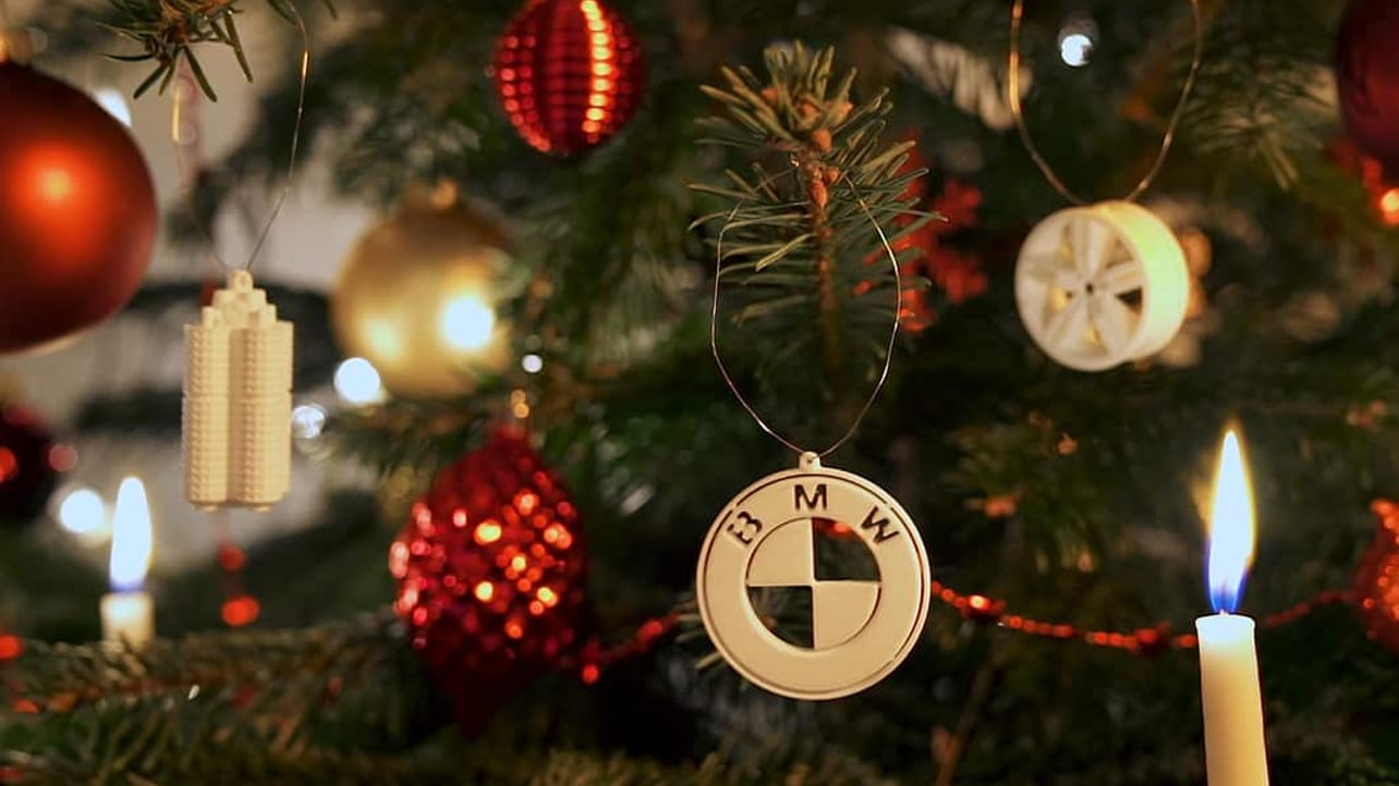 Drive Into the Holiday Season With 3D Printable BMW Christmas Ornaments