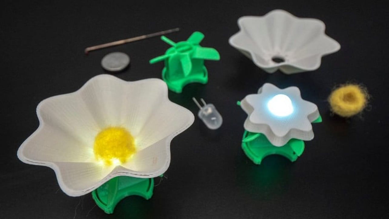 Project Make Your Garden Glow With 3d Printed Led Flowers