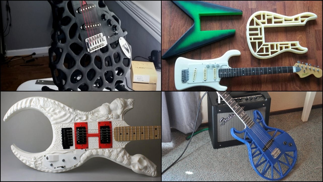 Download 3d Printed Guitar 10 Best Curated Models To 3d Print All3dp