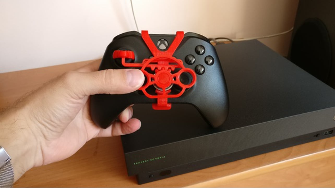 Project 3d Print A Mini Steering Wheel For Your Xbox One Or Ps4