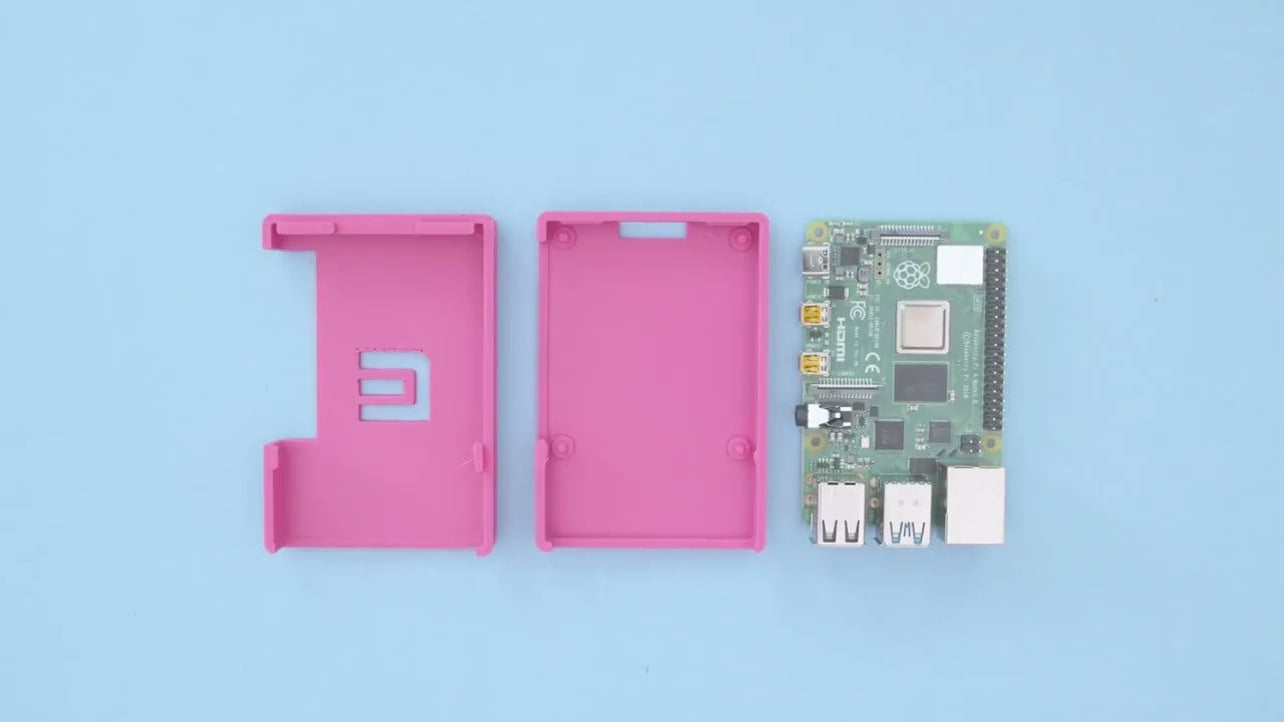 Raspberry Pi Model B Case Template Raspberry