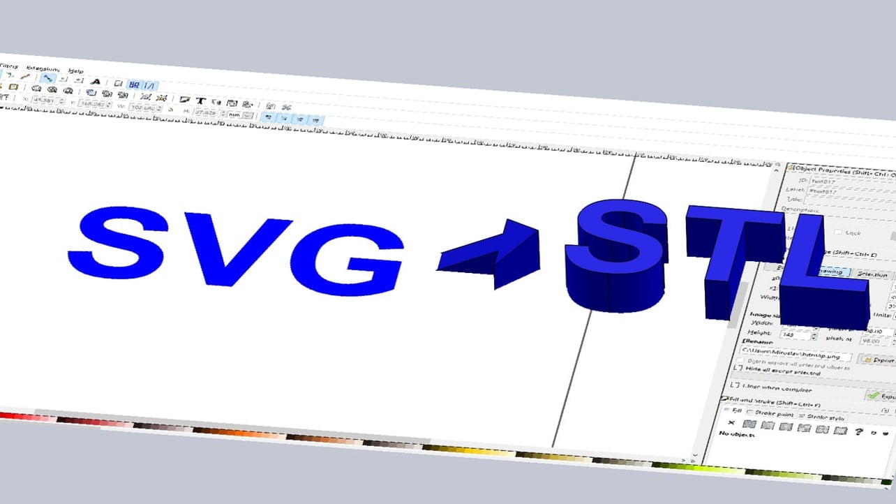 stl to svg inkscape