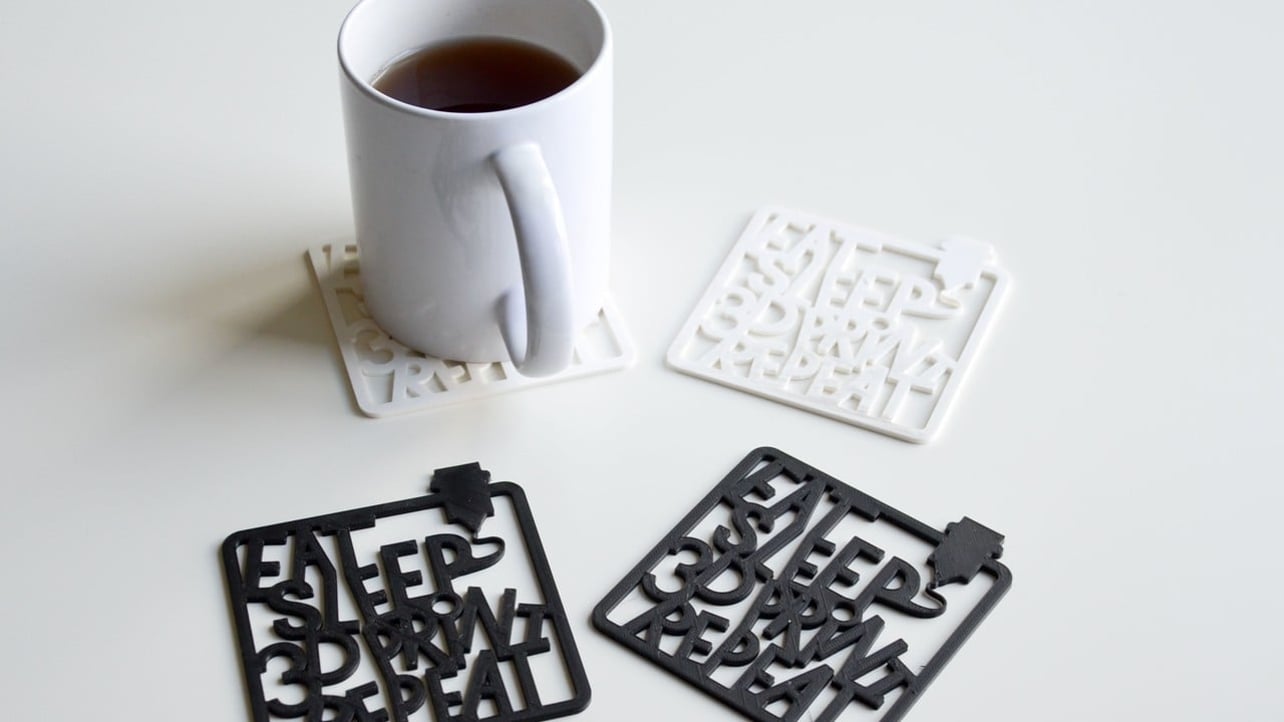 3d Printed Coaster 10 3d Models To Protect Your Table All3dp