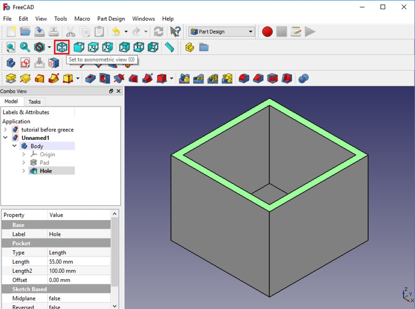 freecad 3d to 2d