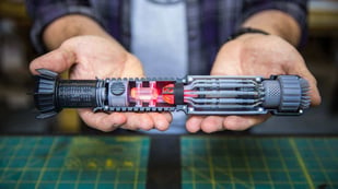 Featured image of Star Wars Lightsaber: This 3D Printed Lightsaber is Insanely Detailed