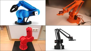 Featured image of Top 10 DIY & 3D Printed Robot Arms