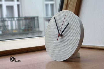 Obraz rzeczy do wydrukowania 3D: 40 pomysłów na druk 3D w domu: zegar strukturalny