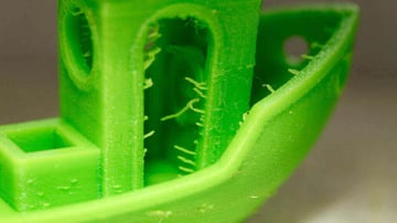 Image of 3D Printing Troubleshooting: Common 3D Printing Problems and Solutions: Web-like Strings Cover the Print (Stringing)