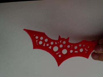 Obraz logo i symboli 3D Batmana: Gwiazda rzucania Batarangu