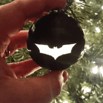 Obraz logo i symboli Batman 3D: Light Up Ornament