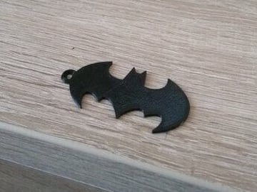 Obraz 3D logo i symboli Batmana: brelok