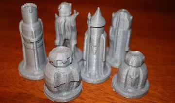 Obraz szachy drukowanej w 3D: Szachy Władca Pierścieni