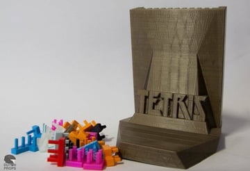 Obraz gier planszowych DIY, które można wydrukować w 3D: Tetris