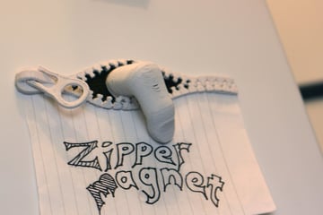 Image of 3D Print Halloween: Zipper Magnet