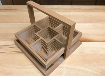 Image of Cool Things to 3D Print: Pop Up Square Basket