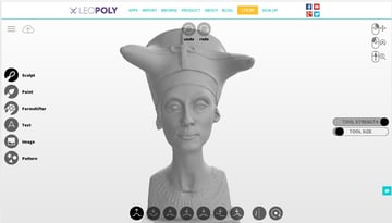 Obraz bezpłatnego oprogramowania do modelowania 3D dla początkujących: Leopoly
