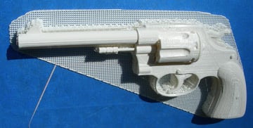 Colt .45 drukowany 3D na tratwie nośnej