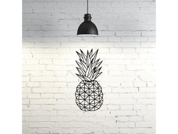 Ten ananas to tylko jeden przykład wyjątkowej sztuki ściennej 2D.