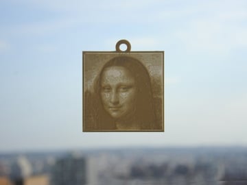Litofan Mona Lisa.
