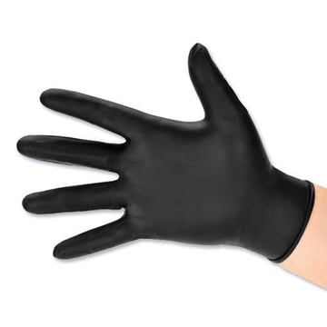 Nitrile gloves protect the surface you want to paint and your hands.