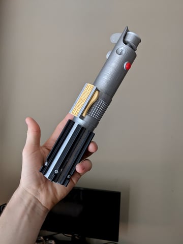 3d Printed Lightsaber 5 Great Models To Turn The Tide All3dp
