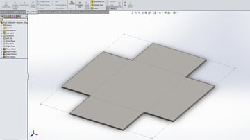 The final flat pattern