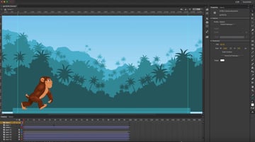 how to stop an animation from looping adobe animate cc 2019