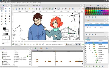 how to animate makehuman 3d models in toon boom studio 8.1