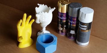 paint 3d printed plastic