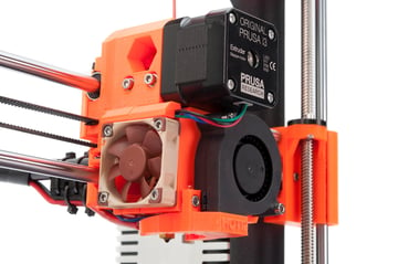 Prusa printers use direct drive extruder setups