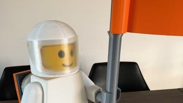 Astronauta Lego wydrukowany w 3D