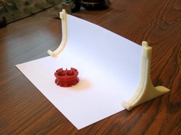 Afbeelding van Cool Things to 3D Print: Photographic Sweep Stand