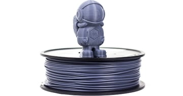 High-quality filament, like this gray PLA from MatterHackers, is crucial to get good prints