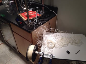 It's one thing for a print to fail, it's quite another when a spool of filament is ruined as well