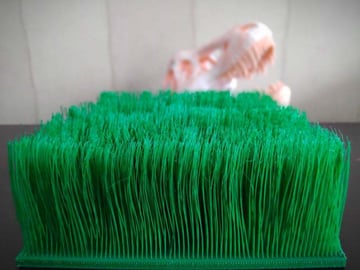 Nie chcesz dotknąć tej wydrukowanej w 3D trawy?