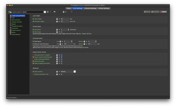 With expert mode selected, all settings are available