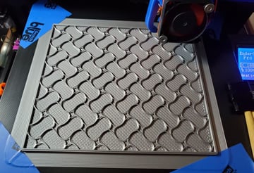 Gyroid infill has a great weight to strength ratio and looks amazing
