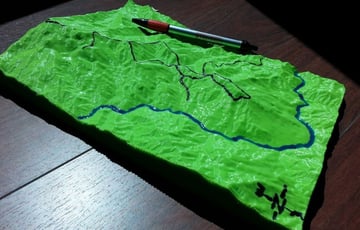 Mapowanie terenu może być łatwe dzięki skanerom i drukarkom 3D