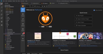 You can edit firmware code in Microsoft VS Code