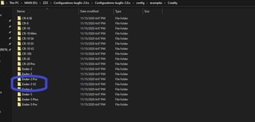 You'll have to dig to find the right folders