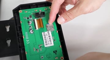 Removing the Micro SD card from the LCD circuit board