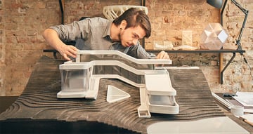 Obraz przedstawiający sposób tworzenia modelu architektury drukowanej w 3D: Jak architekci odnoszą korzyści z druku 3D